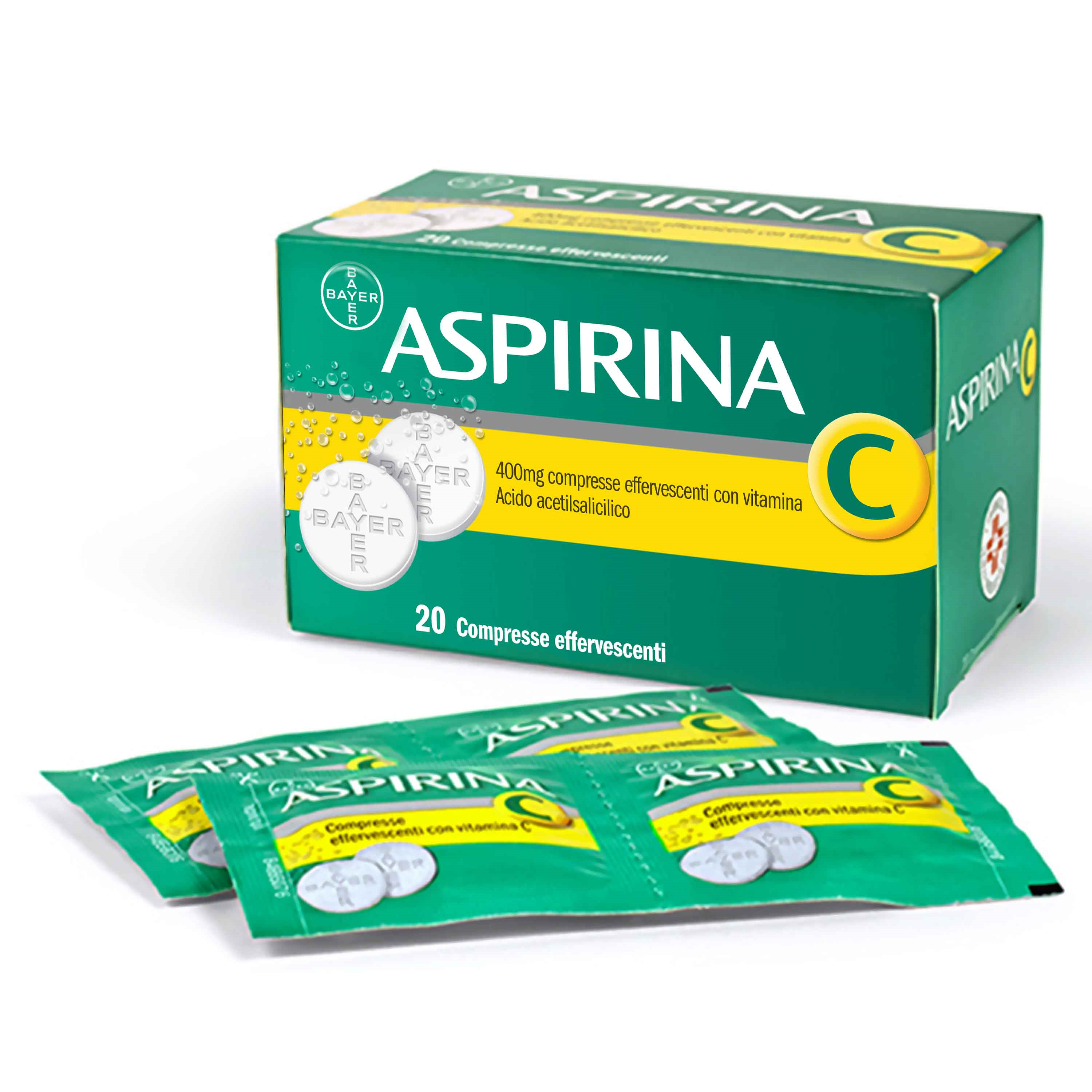 ASPIRINA C*20CPR EFF 400+240MG - Farmacia De Pasquale