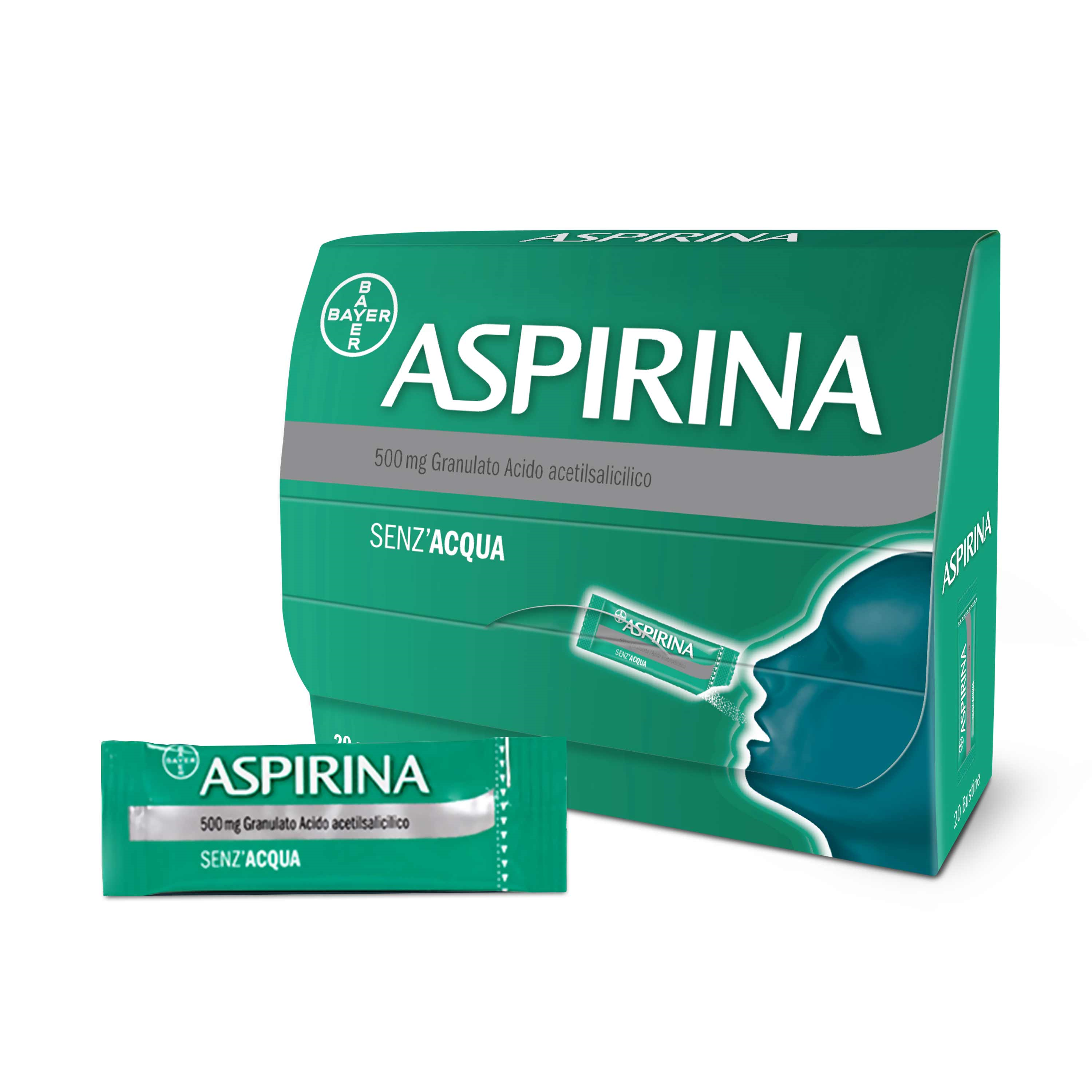 ASPIRINA*OS GRAT 20BUST 500MG - Farmacia De Pasquale