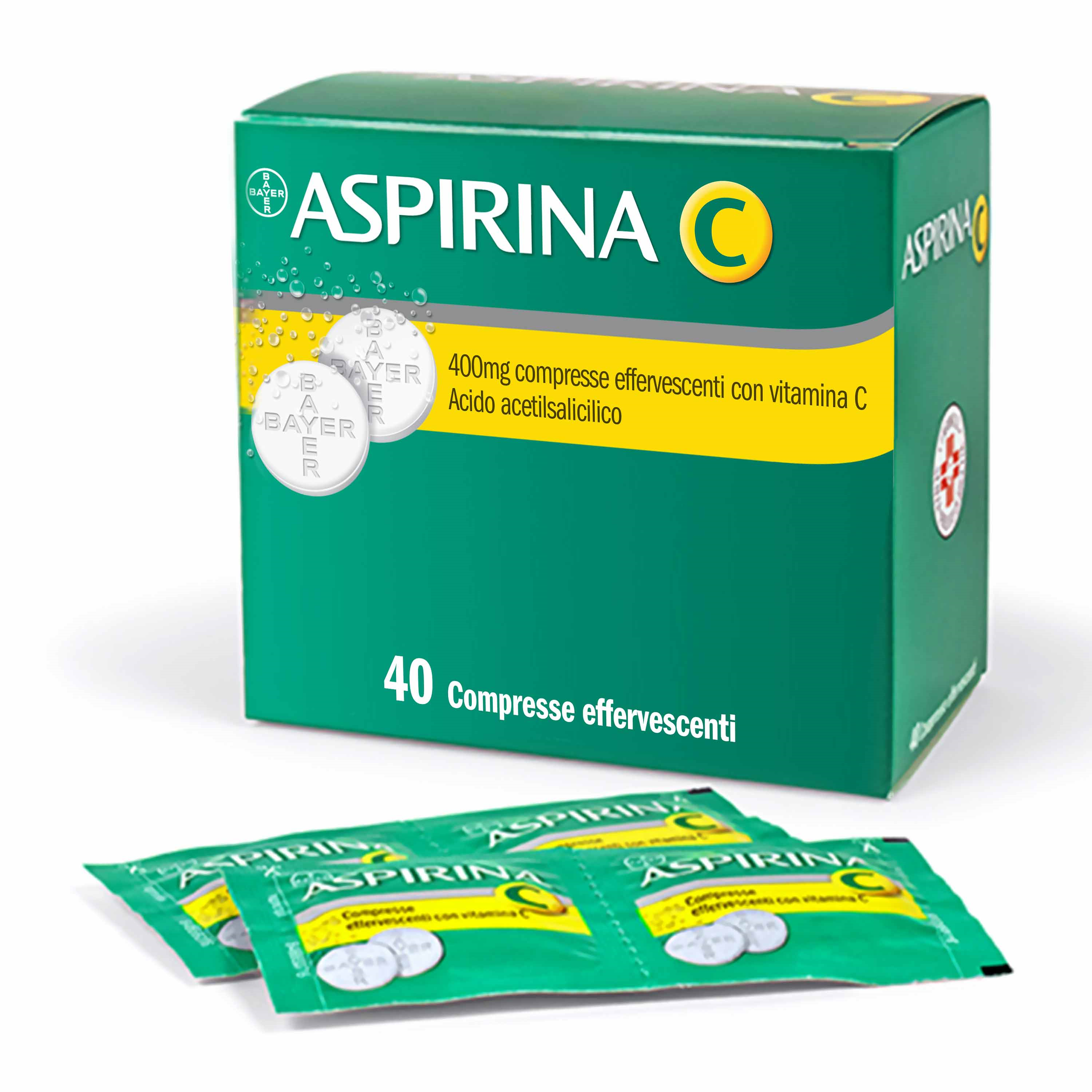 ASPIRINA C*40CPR EFF 400+240MG - Farmacia De Pasquale