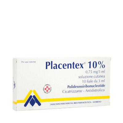 PLACENTEX*SOL CUT 10F 0,75MG - Farmacia De Pasquale