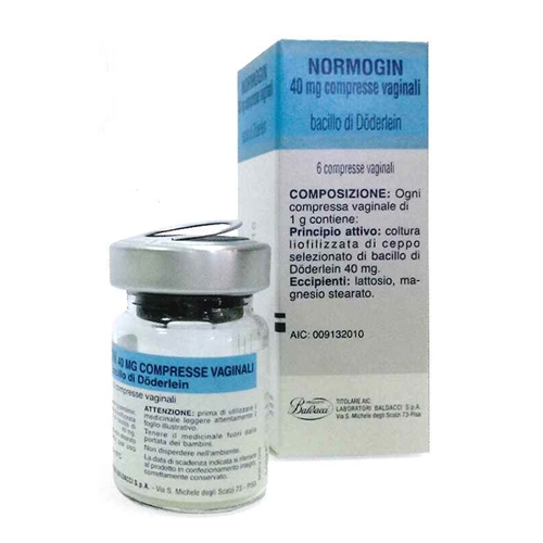 NORMOGIN*6CPR VAG 40MG - Farmacia De Pasquale