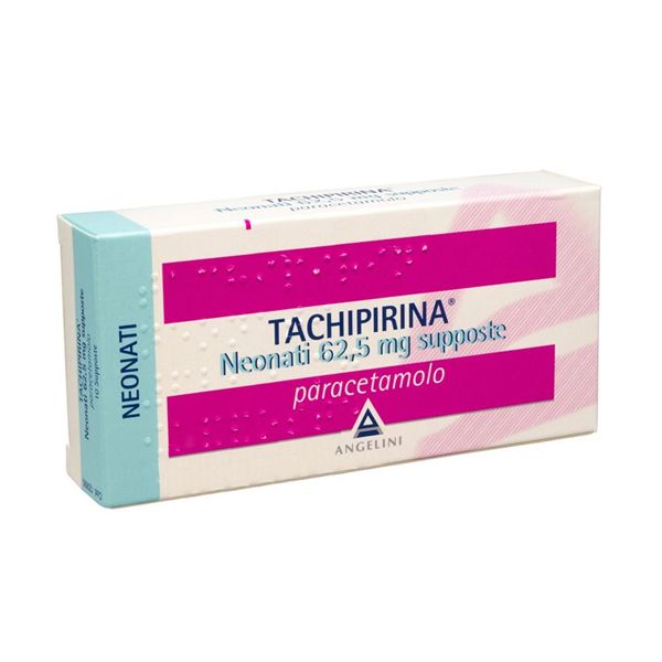 TACHIPIRINA*NEO 10SUPP 62,5MG - Farmacia De Pasquale