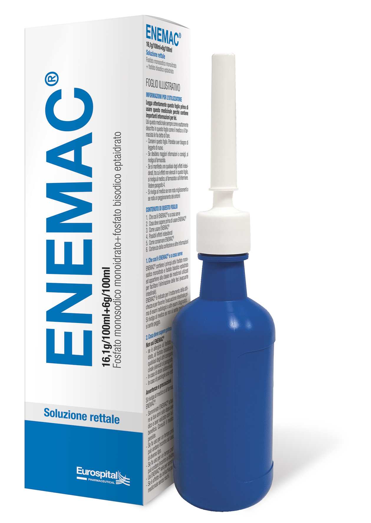 ENEMAC*FL 130ML 16,1+6/100ML - Farmacia De Pasquale