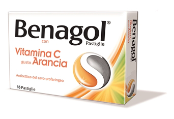 BENAGOL VIT C*16PAST ARANCIA - Farmacia De Pasquale
