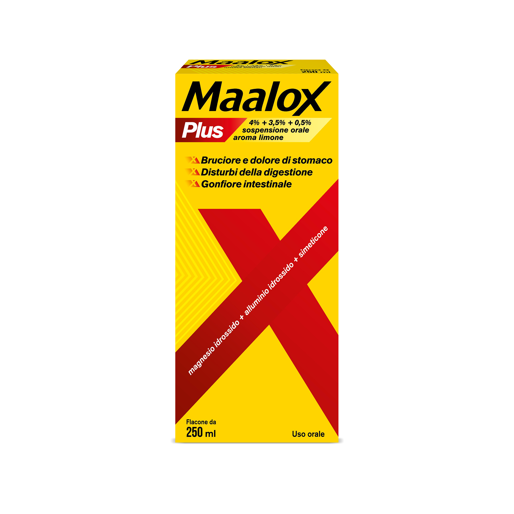MAALOX PLUS*OS SOSP 4+3,5+0,5% - Farmacia De Pasquale
