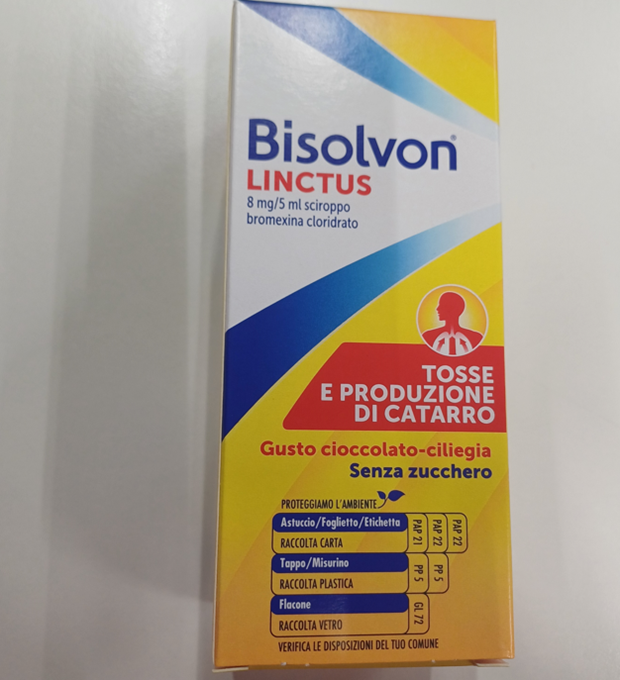 BISOLVON*SCIR FL 200ML 8MG/5ML - Farmacia De Pasquale