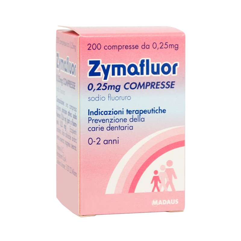 ZYMAFLUOR*200CPR 0,25MG - Farmacia De Pasquale