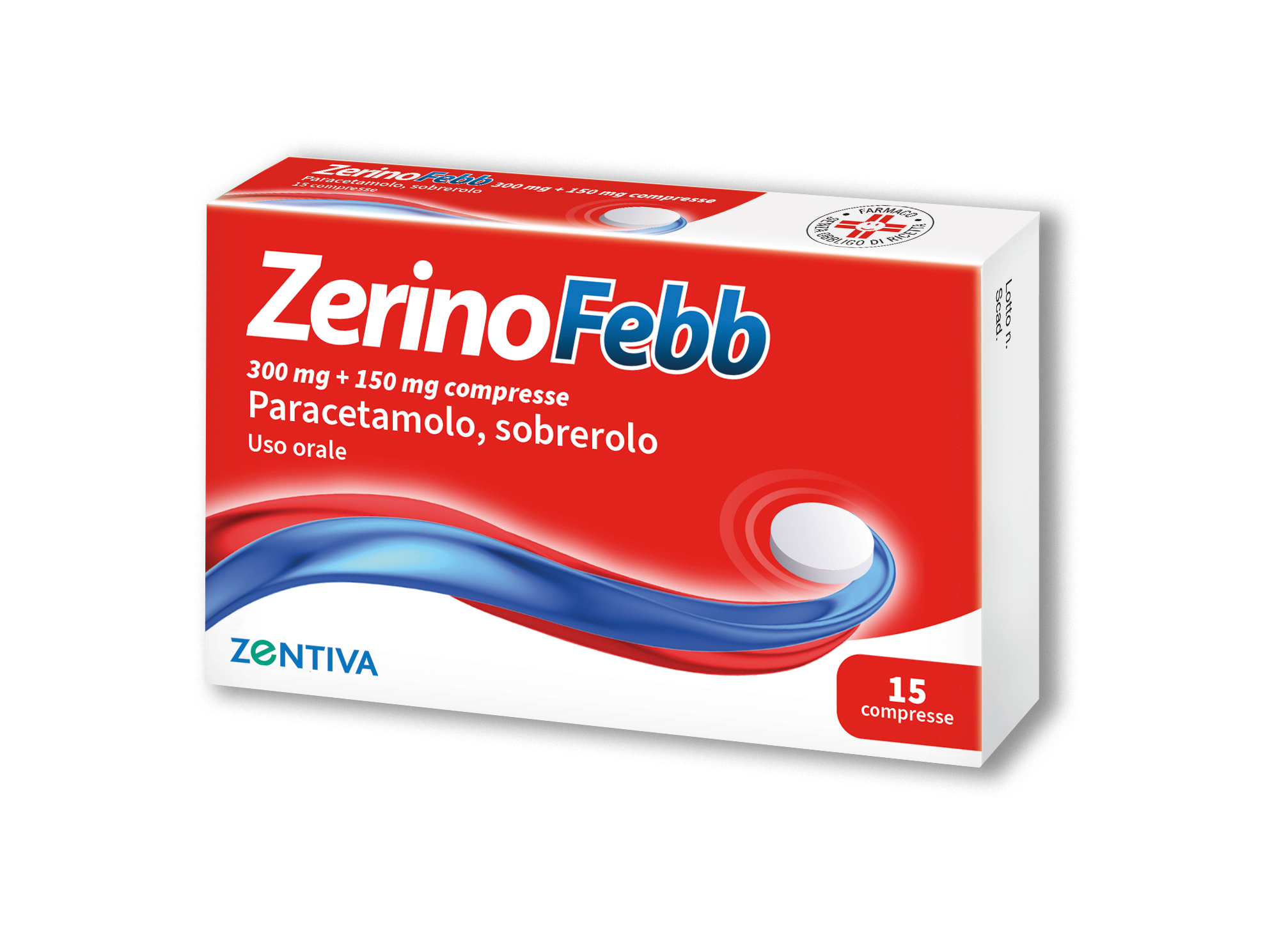 ZERINOFEBB*AD 15CPR 300+150MG - Farmacia De Pasquale
