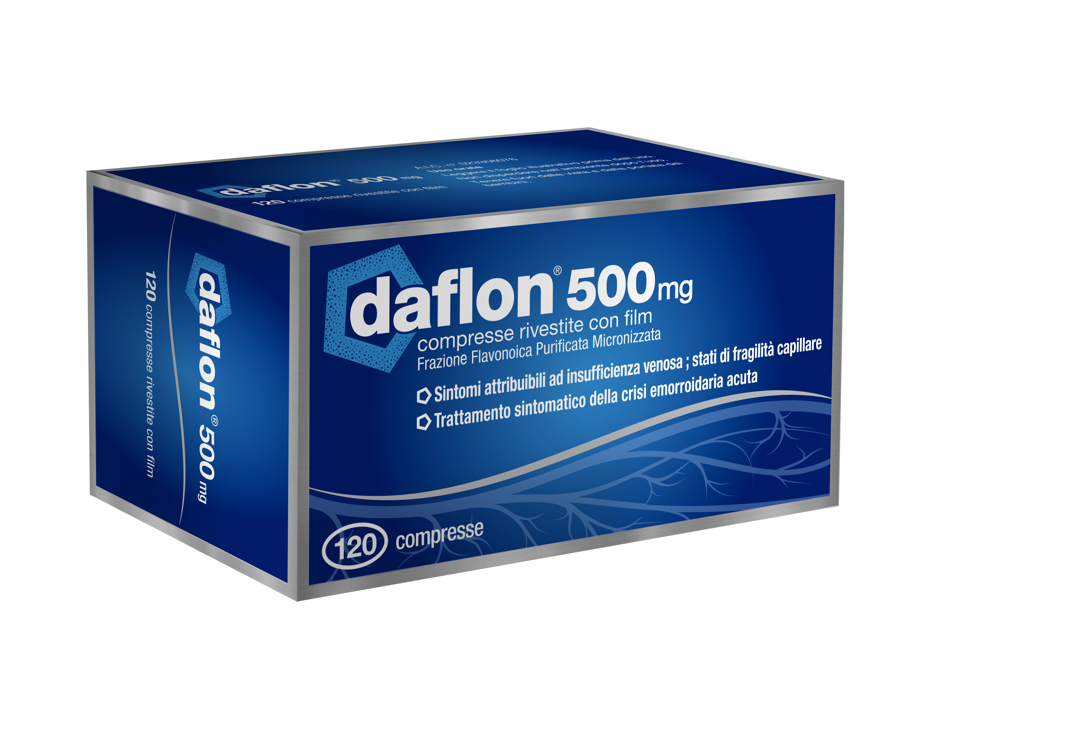 DAFLON*120CPR RIV 500MG - Farmacia De Pasquale