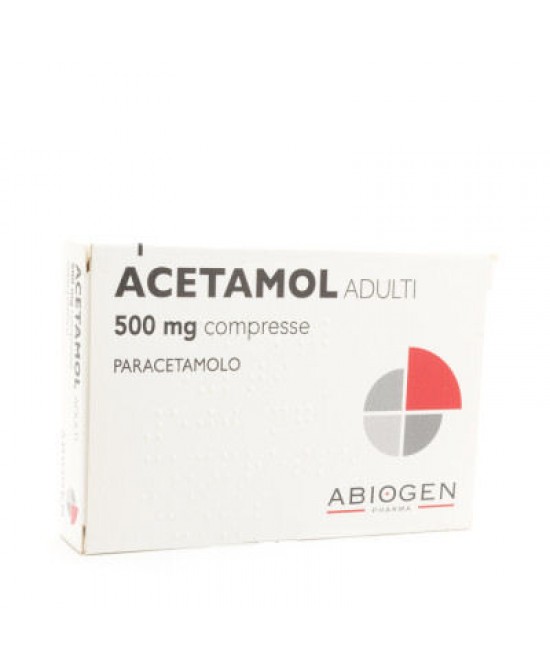 ACETAMOL*AD 20CPR 500MG - Farmacia De Pasquale