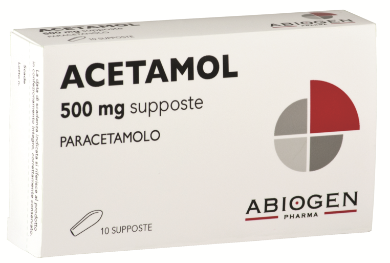 ACETAMOL*10SUPP 500MG - Farmacia De Pasquale