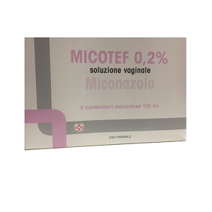 MICOTEF*SOL VAG 5FL 150ML 0,2% - Farmacia De Pasquale