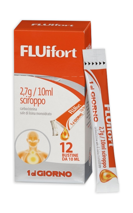 FLUIFORT*SCIR 12BUST 2,7G/10ML - Farmacia De Pasquale