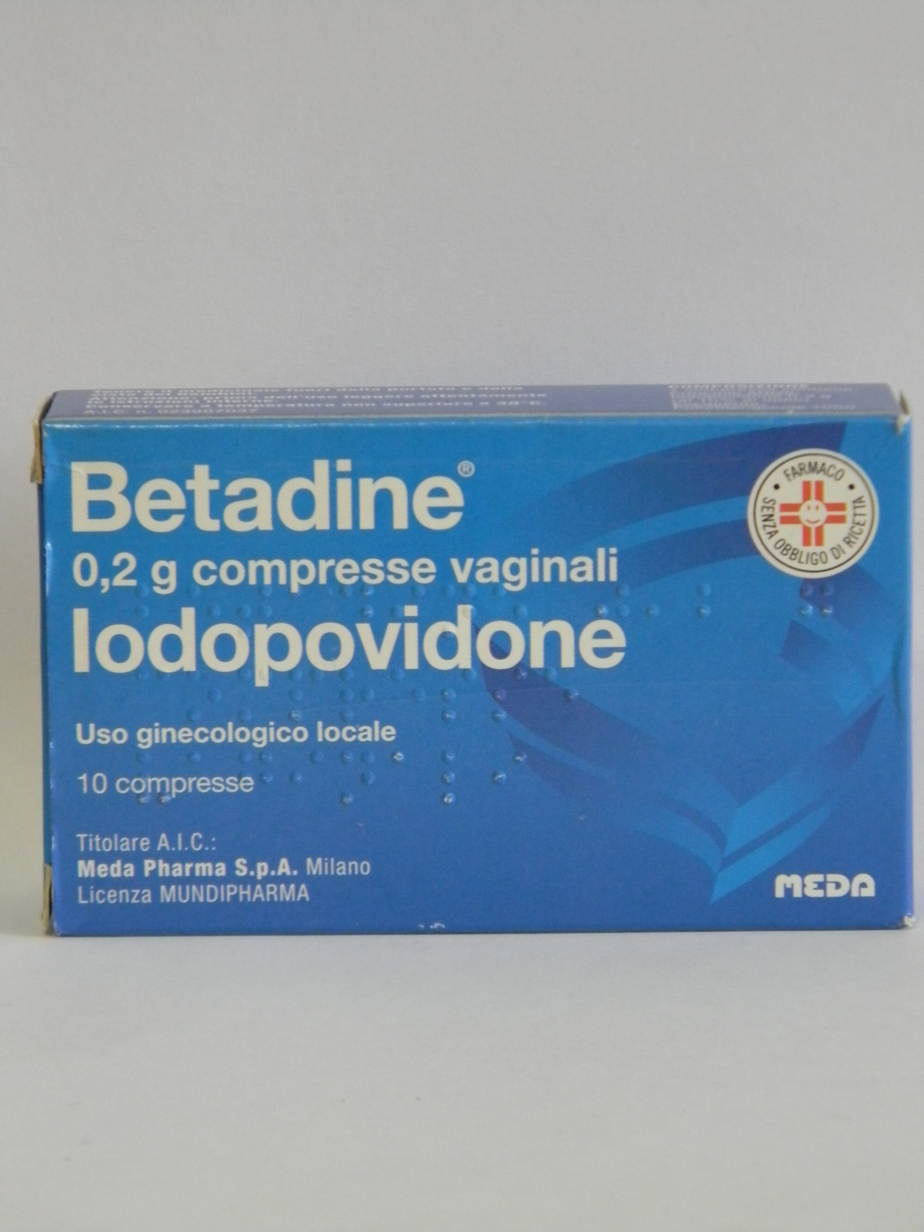BETADINE*10CPR VAG 200MG - Farmacia De Pasquale