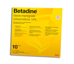 BETADINE*10GARZE IMPREGN 10x10 - Farmacia De Pasquale