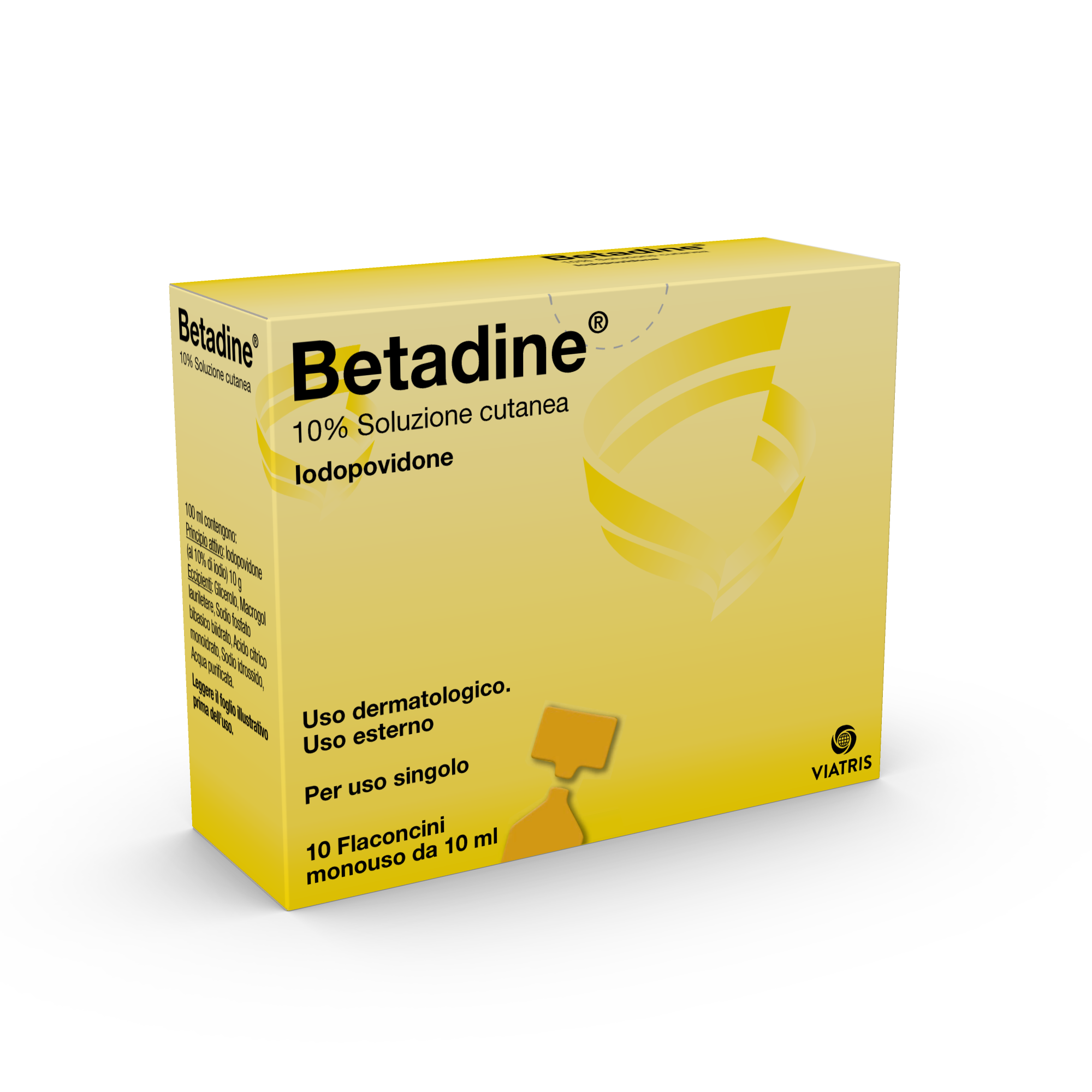BETADINE*SOL CUT 10FL 10ML 10% - Farmacia De Pasquale