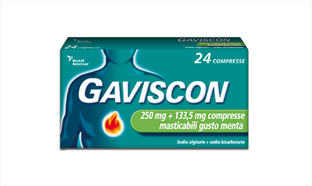 GAVISCON*24CPR MENT250+133,5MG - Farmacia De Pasquale