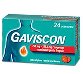 GAVISCON*24CPR FRAG250+133,5MG - Farmacia De Pasquale