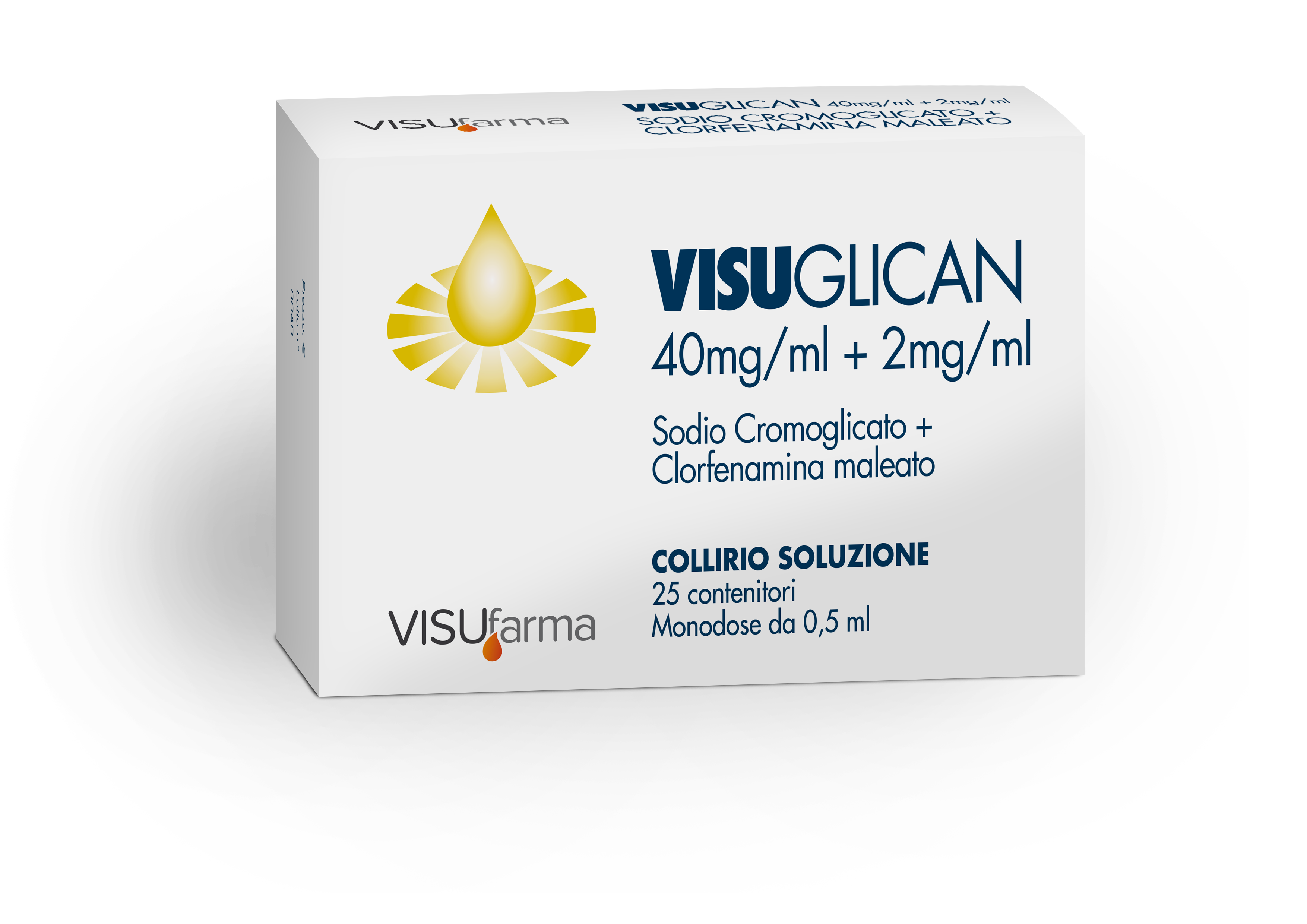 VISUGLICAN*COLL 25D 40+2MG/ML - Farmacia De Pasquale