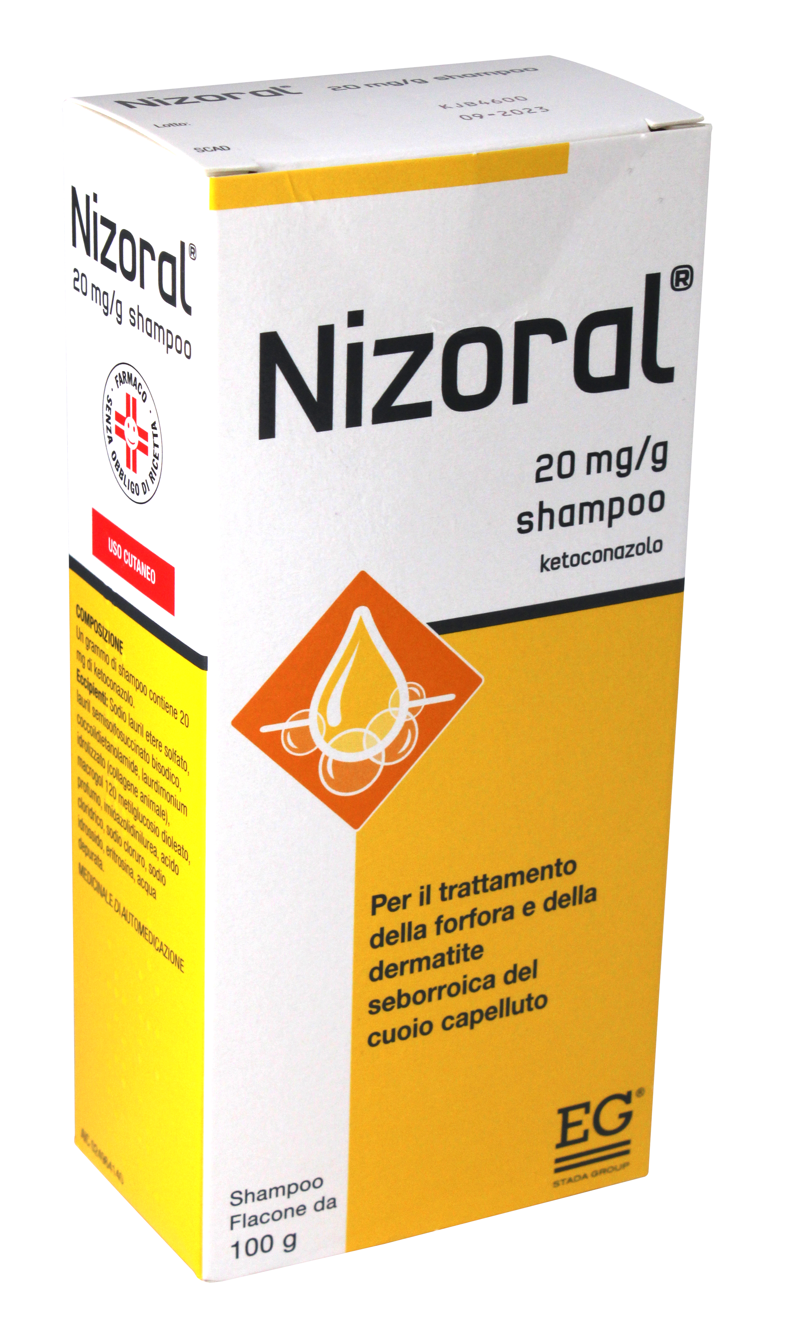 NIZORAL*SHAMPOO FL 100G 20MG/G - Farmacia De Pasquale