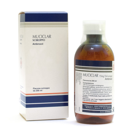MUCICLAR*SCIR 200ML 15MG/5ML - Farmacia De Pasquale