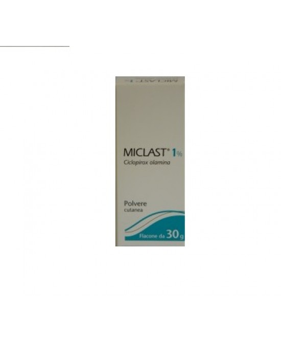 MICLAST*POLV CUT FL 30G 10MG/G - Farmacia De Pasquale