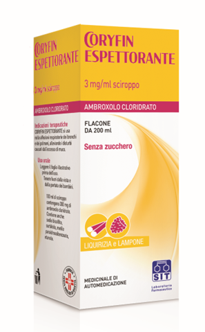 CORYFIN TOSSE ESPETT*SCIR200ML - Farmacia De Pasquale