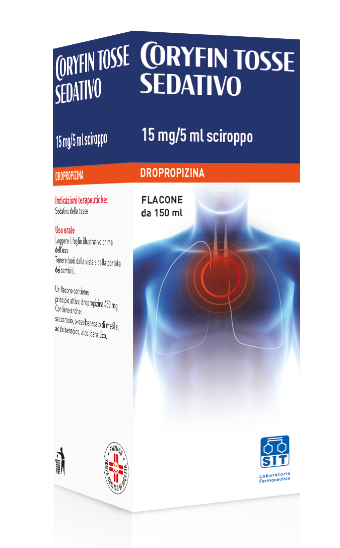 CORYFIN TOSSE SE*150ML15MG/5ML - Farmacia De Pasquale