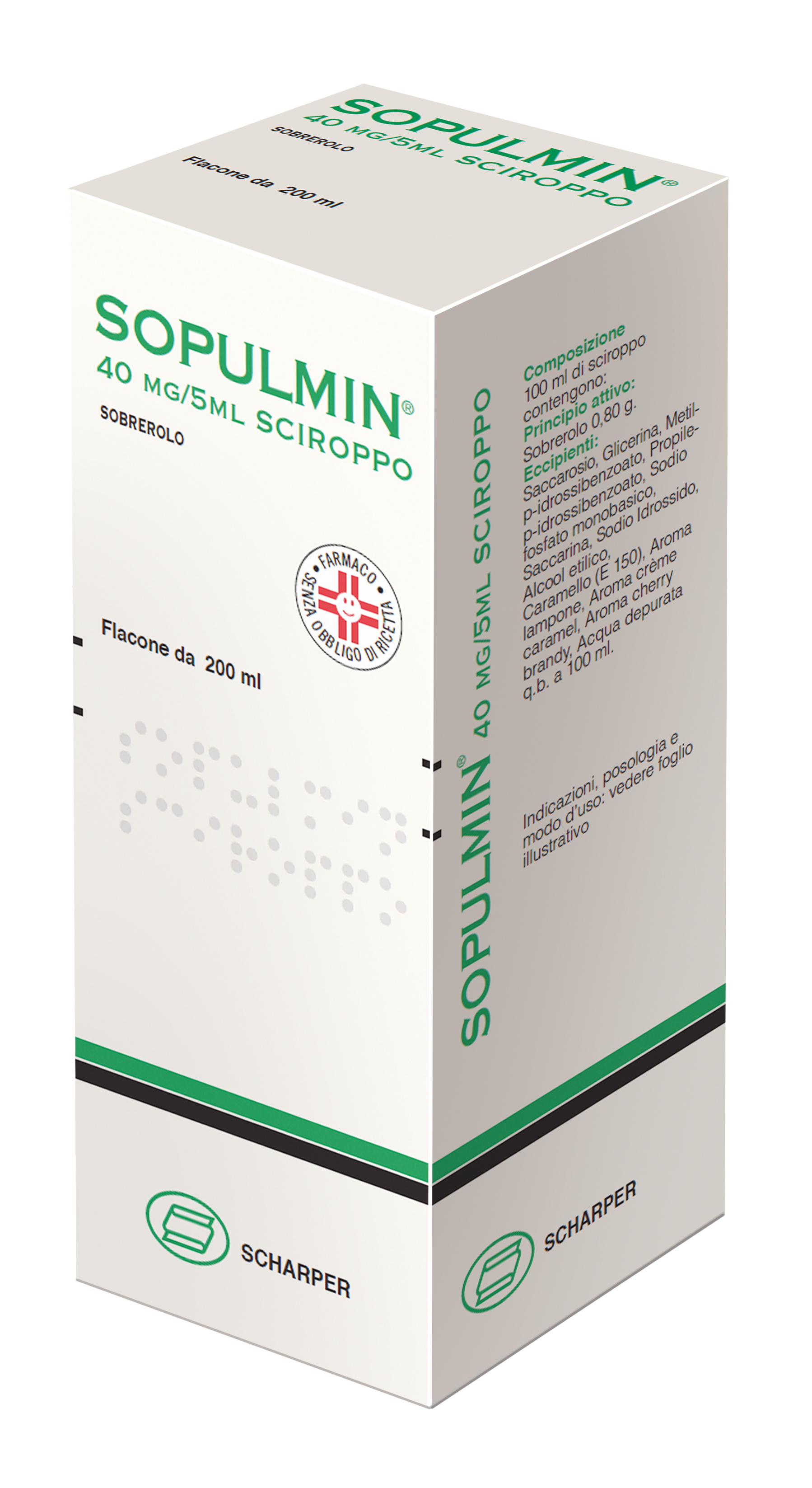 SOPULMIN*SCIR 200ML 0,8G/100ML - Farmacia De Pasquale