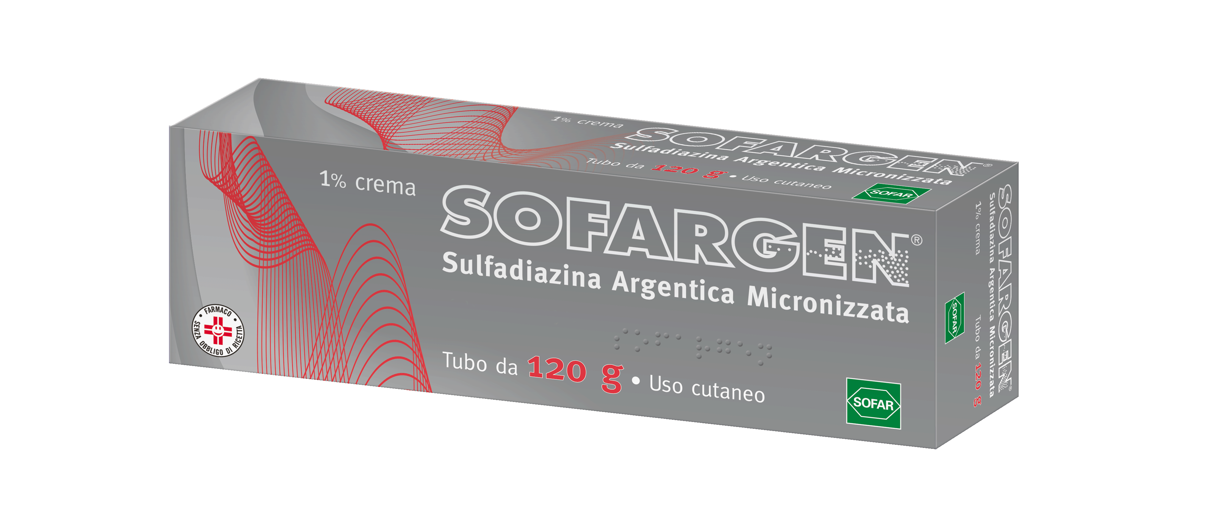 SOFARGEN*CREMA 120G 1% - Farmacia De Pasquale