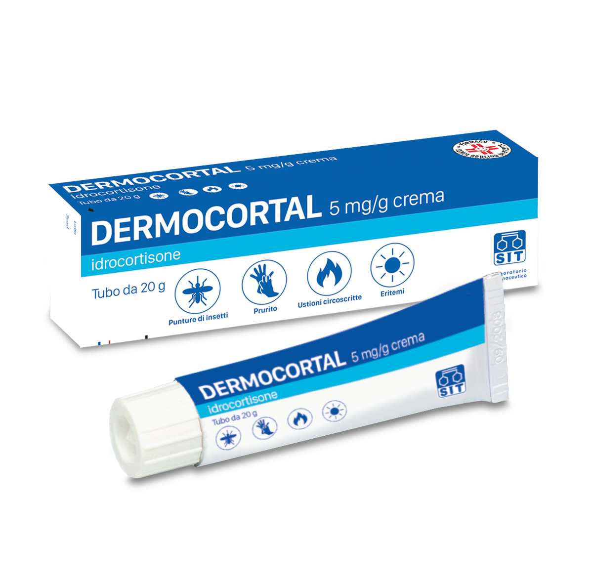 DERMOCORTAL*CREMA 20G 0,5% - Farmacia De Pasquale
