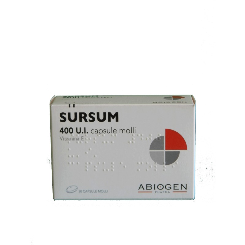 SURSUM*30CPS MOLLI 400UI - Farmacia De Pasquale