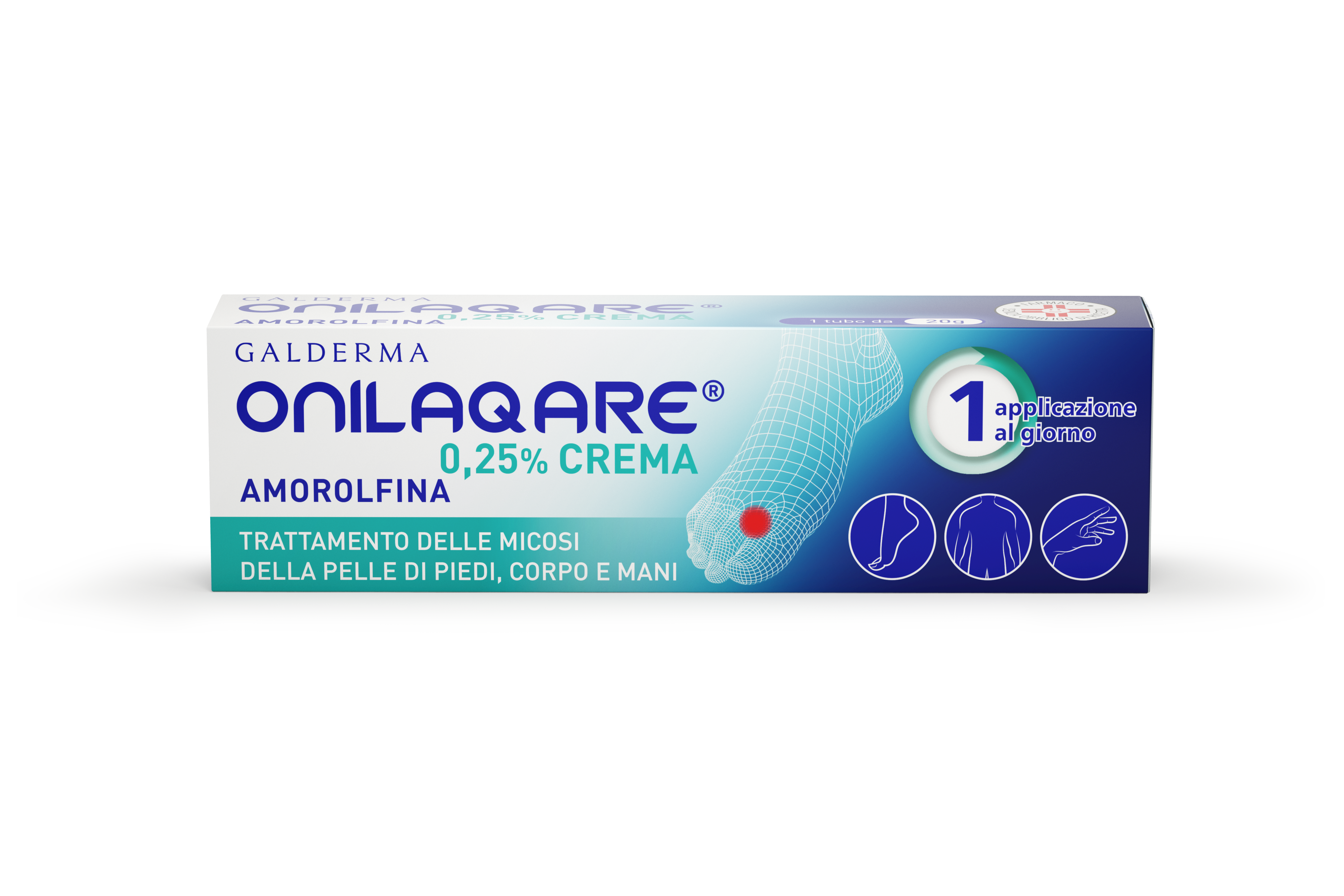 ONILAQARE*DERM CREMA 20G 0,25% - Farmacia De Pasquale