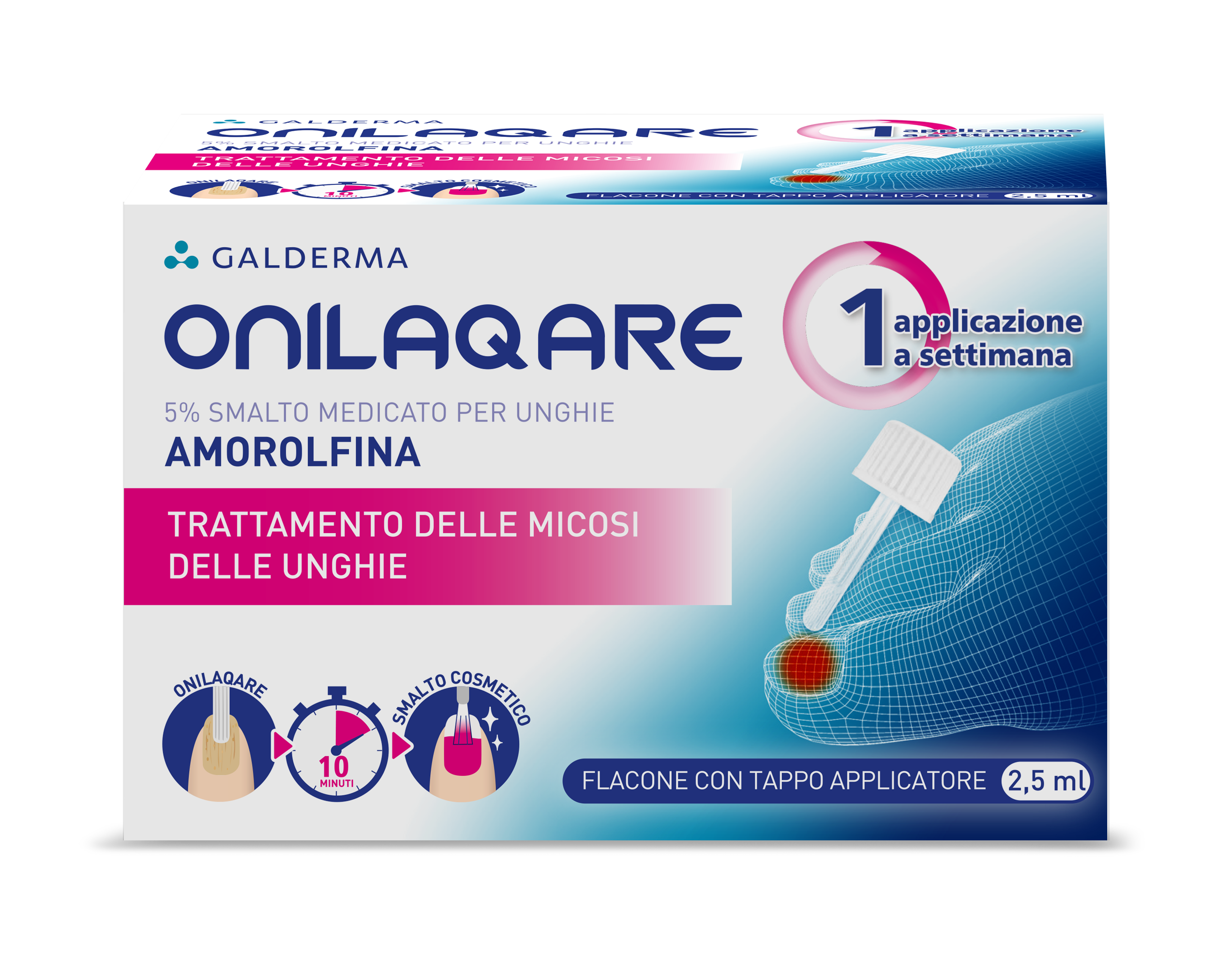 ONILAQARE*SMALTO UNGHIE 2,5ML - Farmacia De Pasquale