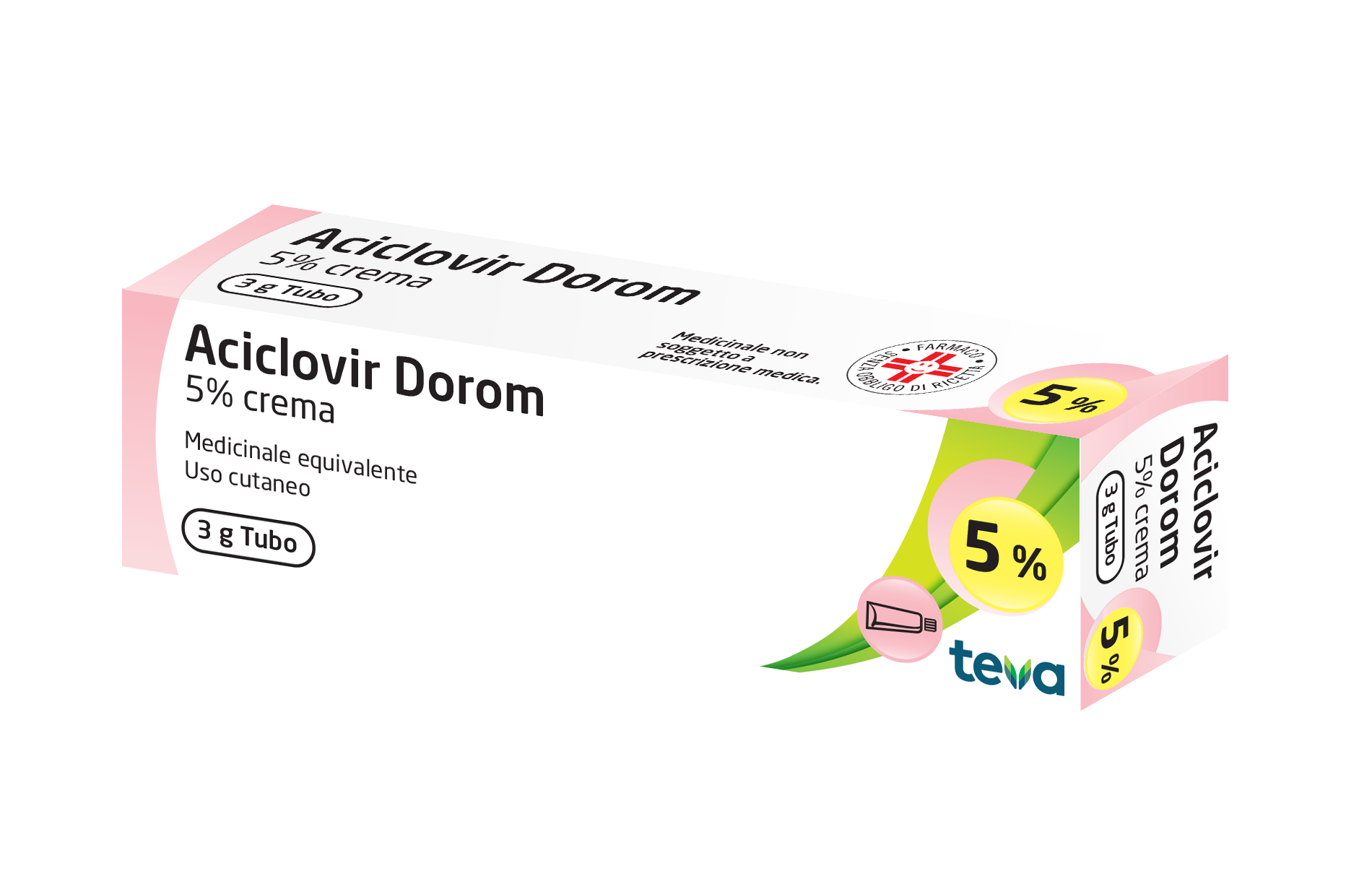 ACICLOVIR DOROM*CREMA 3G 5% - Farmacia De Pasquale