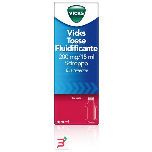 VICKS TOSSE FLUIDIF*FL 180ML - Farmacia De Pasquale