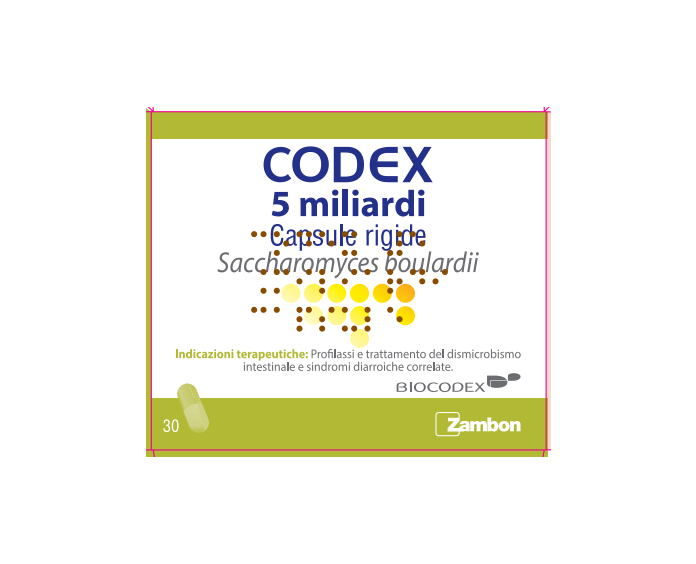 CODEX*30CPS 5MLD 250MG - Farmacia De Pasquale