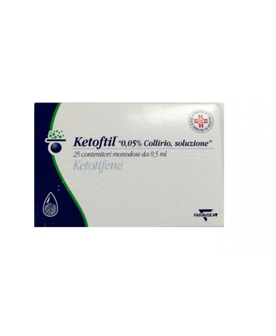 KETOFTIL*COLL25FL0,5ML0,5MG/ML - Farmacia De Pasquale