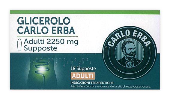 GLICEROLO*AD 18SUPP 2250MG - Farmacia De Pasquale