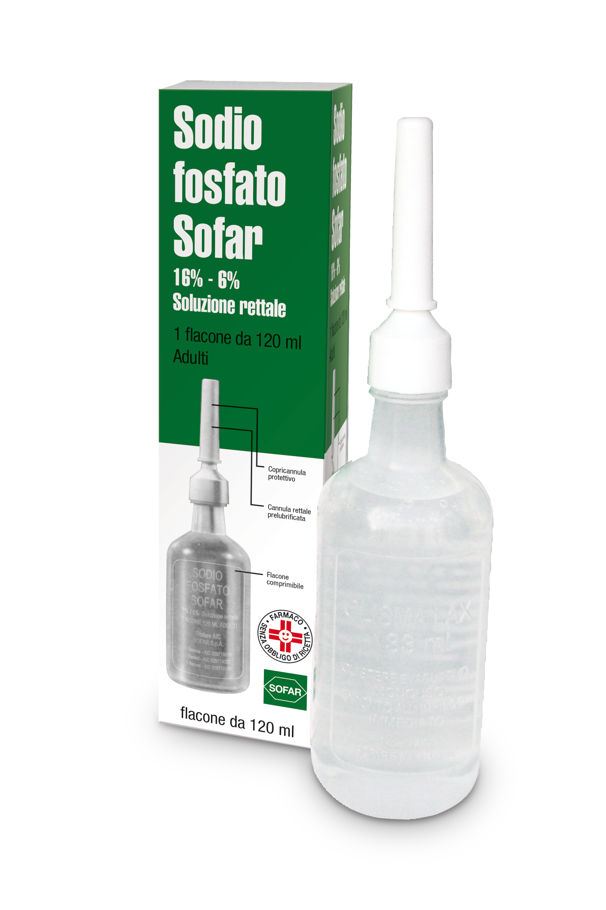 SODIO FOSFATO ALFA*RETT 120ML - Farmacia De Pasquale