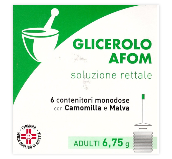 GLICEROLO AFOM*AD 6CONT 6,75G - Farmacia De Pasquale
