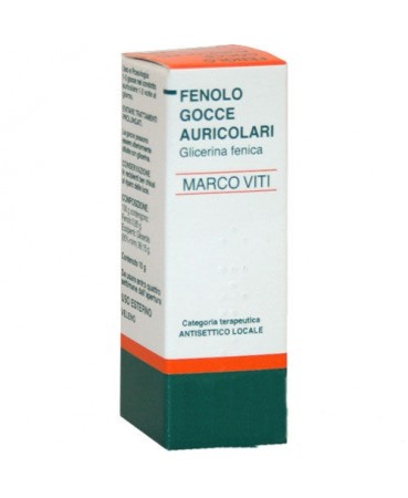 FENOLO MV*GTT OTO 10G1% - Farmacia De Pasquale