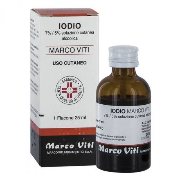IODIO SOL ALCO I MV*25ML - Farmacia De Pasquale