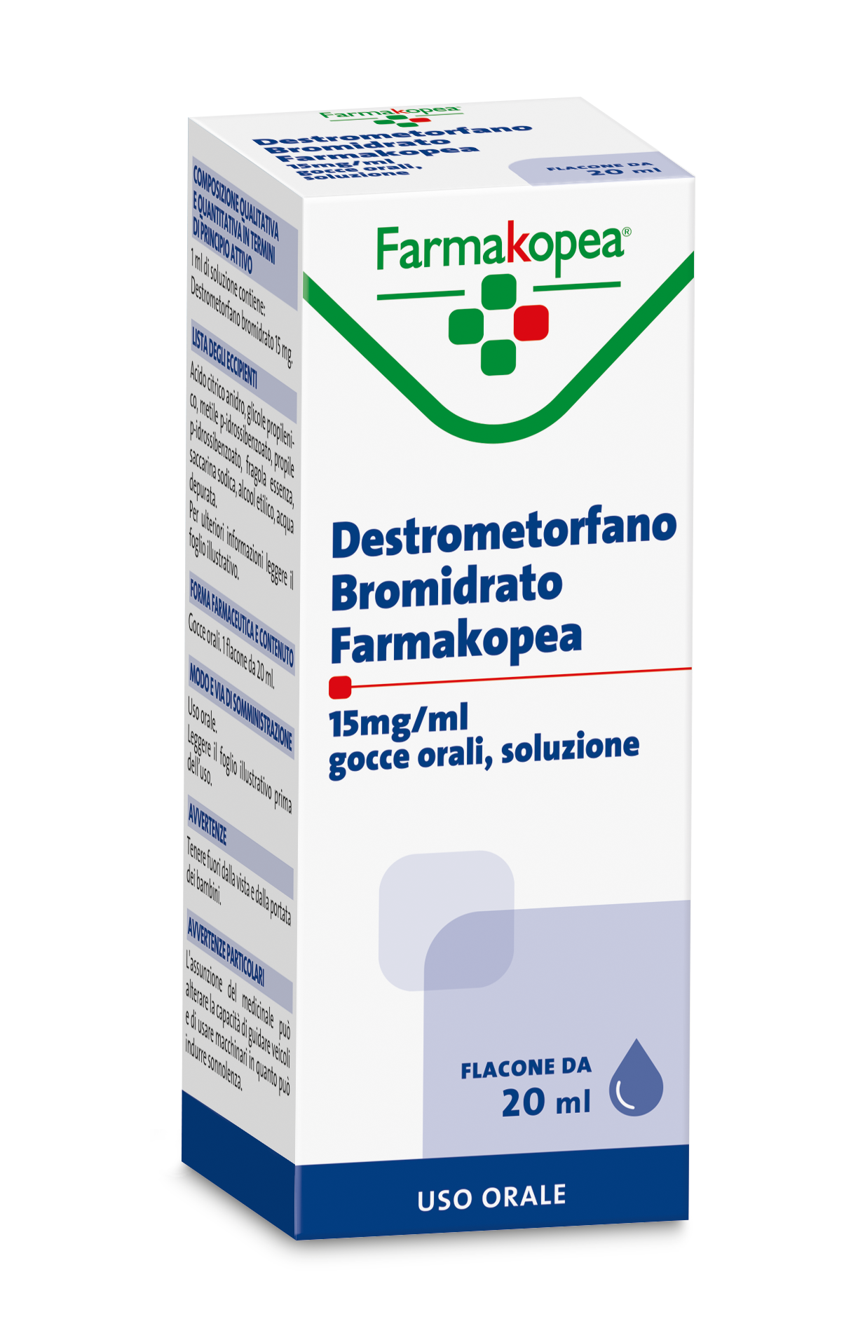 DESTROMETORFANO BR FARMAK*20ML - Farmacia De Pasquale
