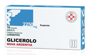 GLICEROLO*AD 18SUPP 2250MG - Farmacia De Pasquale