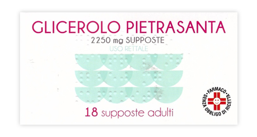 GLICEROLO*AD 18SUPP 2250MG - Farmacia De Pasquale