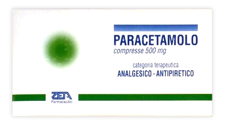 PARACETAMOLO ZETA*20CPR 500MG - Farmacia De Pasquale
