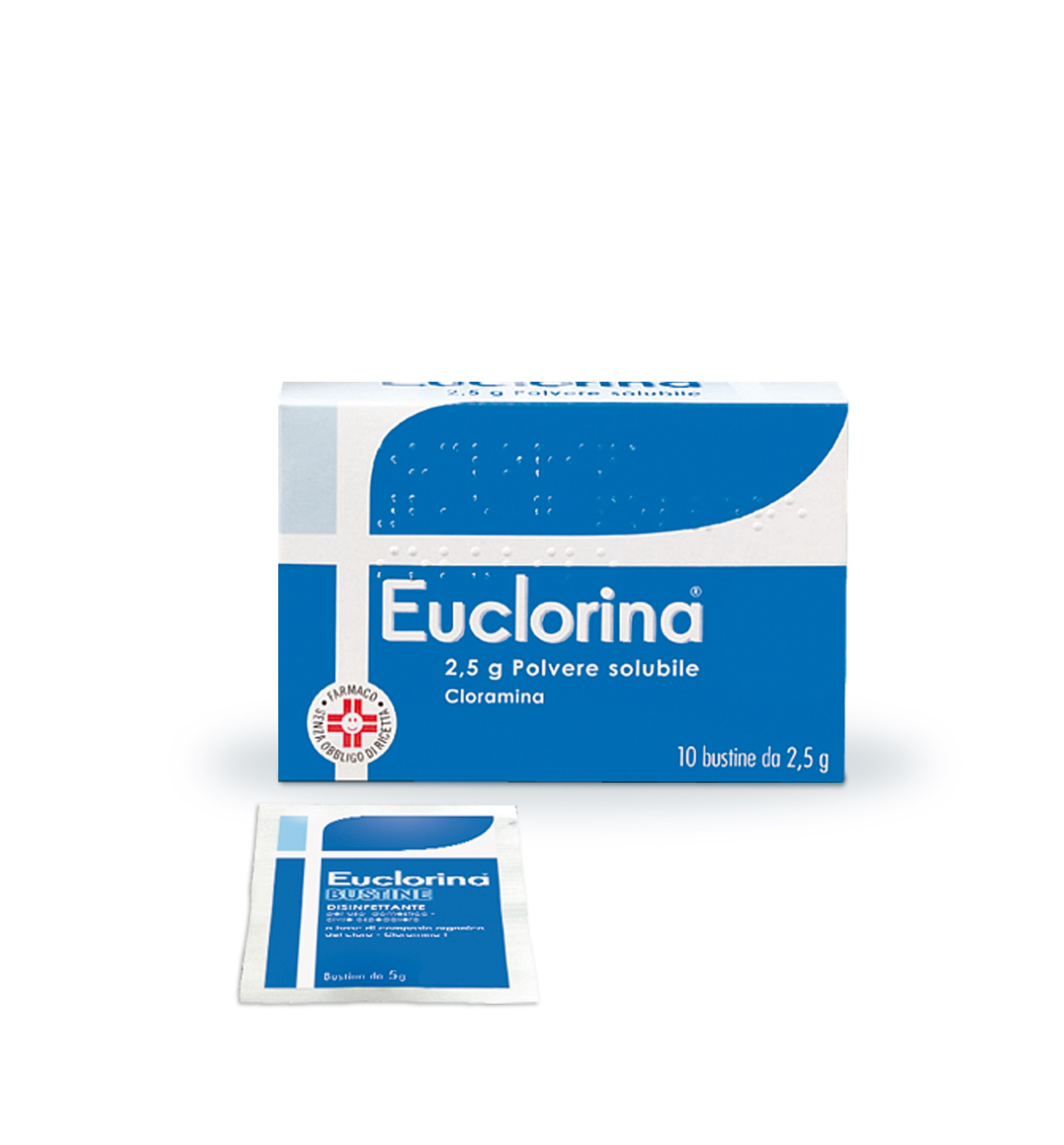 EUCLORINA*POLV SOL 10BUST 2,5G - Farmacia De Pasquale