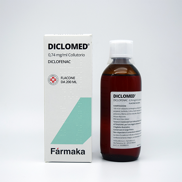 DICLOMED*COLLUT 1FL 200ML - Farmacia De Pasquale