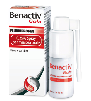 BENACTIV GOLA*SPRAY 15ML 0,25% - Farmacia De Pasquale